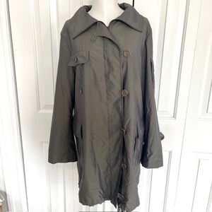 Akris Punto for Bergdorf Goodman Grey Lightweight Cargo Jacket